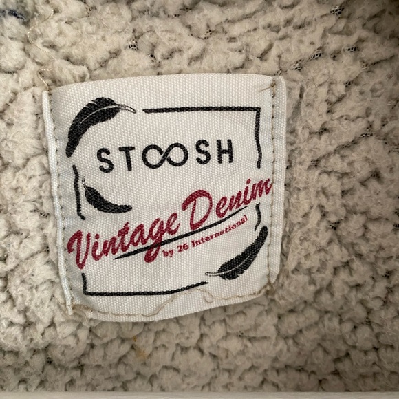Stoosh Vintage Denim Sherpa Lined Jacket - Picture 6 of 6